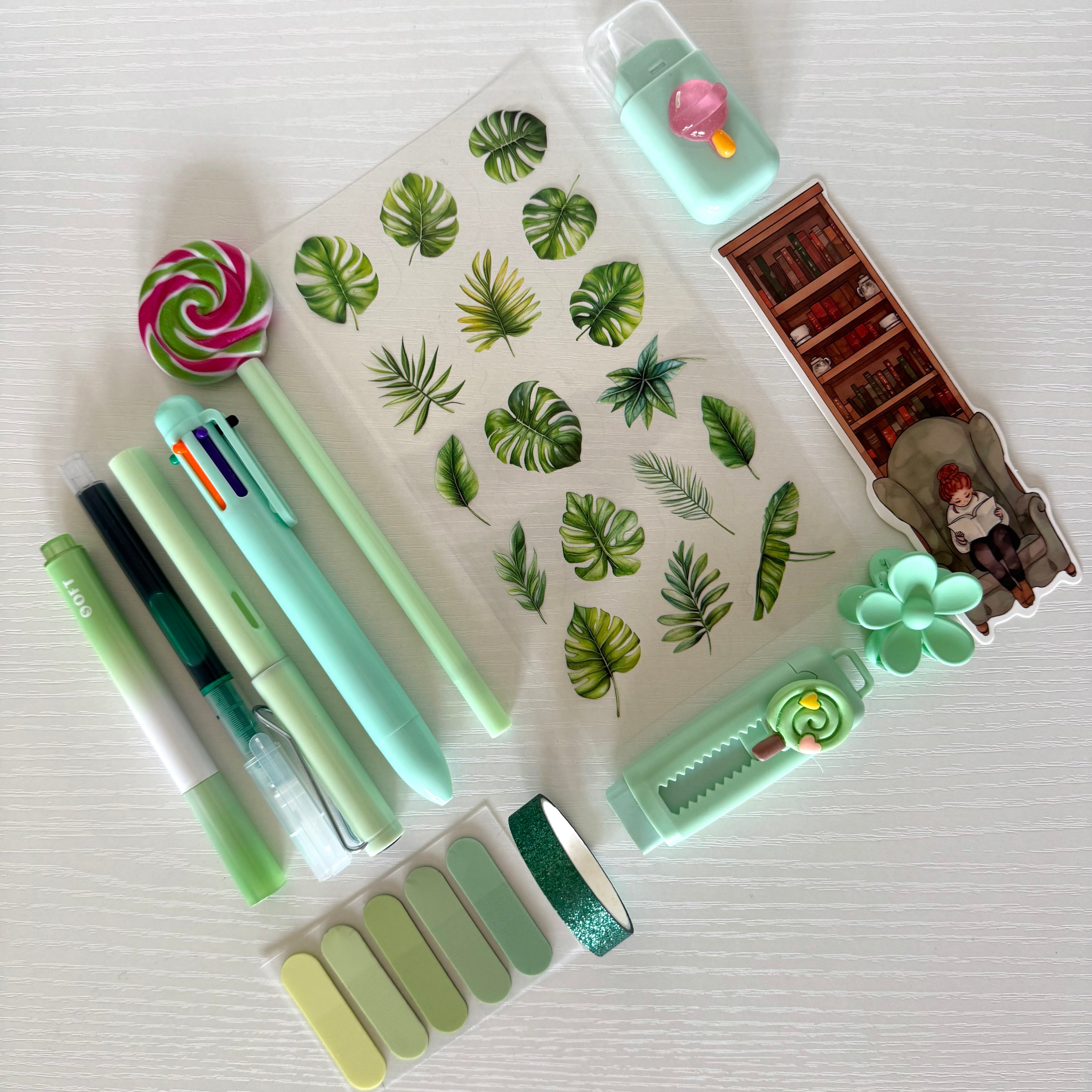 Cute stationery haul 💜🩵🩷💚