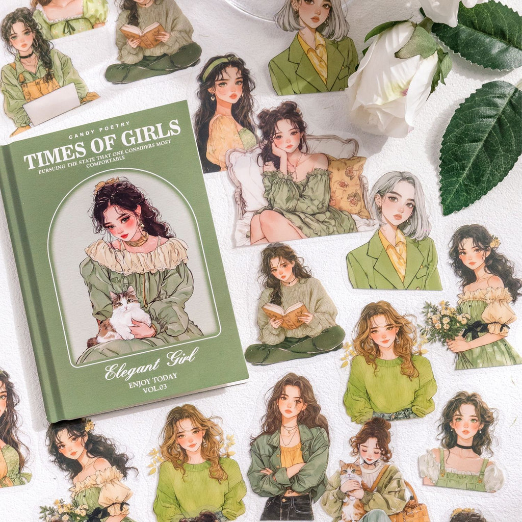 Vintage Girl Sticker Pack