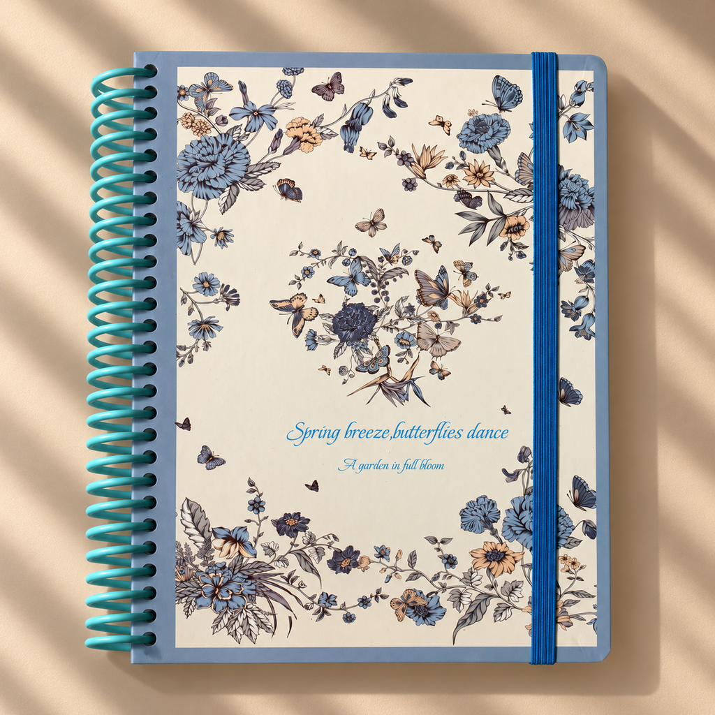 🌸 Floral Spiral Notebook 🌸