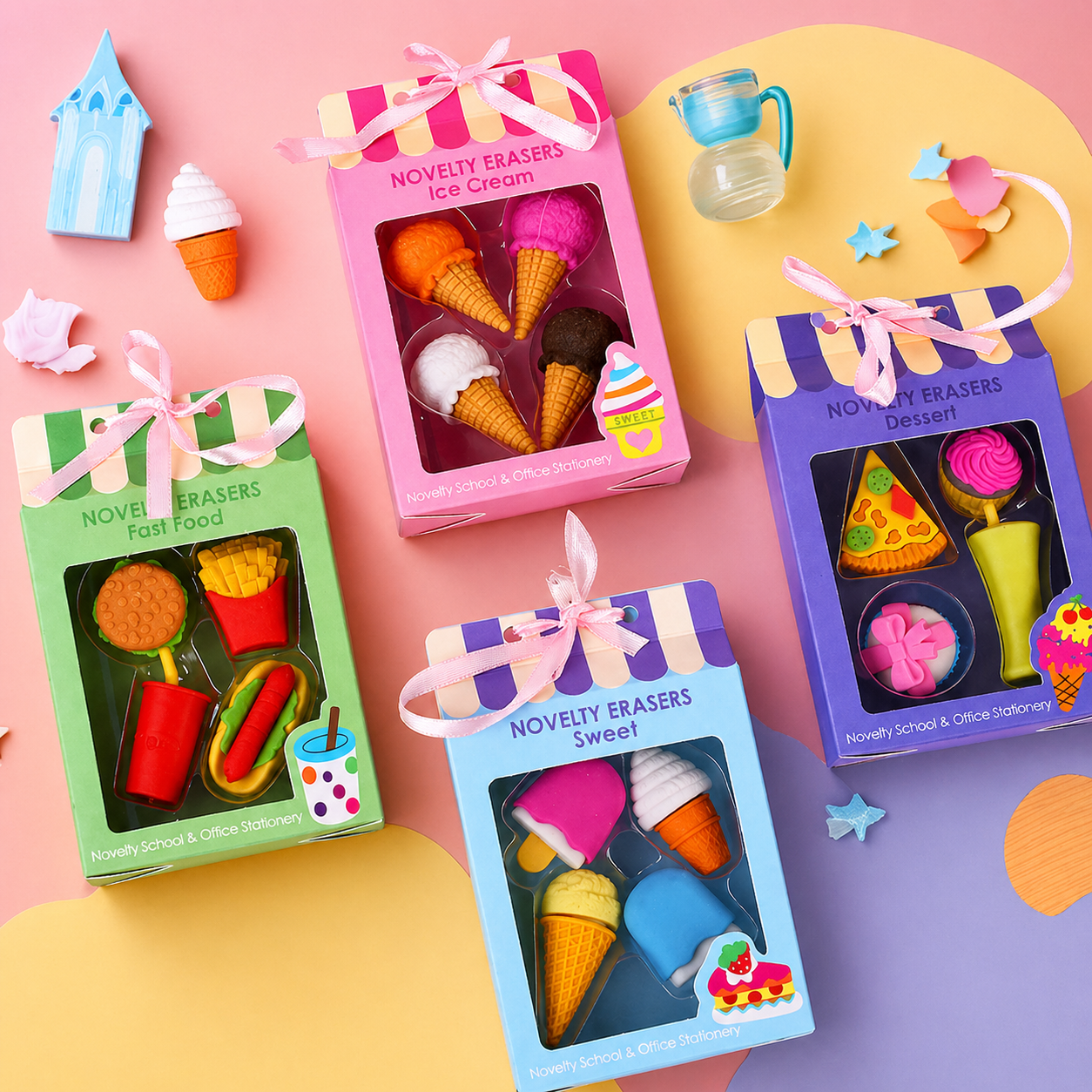 Sweet Treat Erasers 🍭