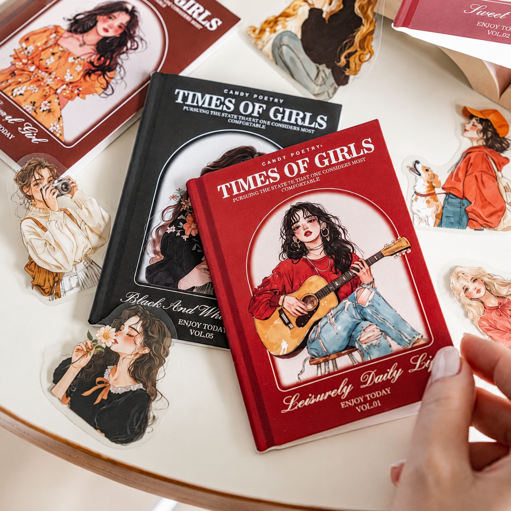 Vintage Girl Sticker Pack