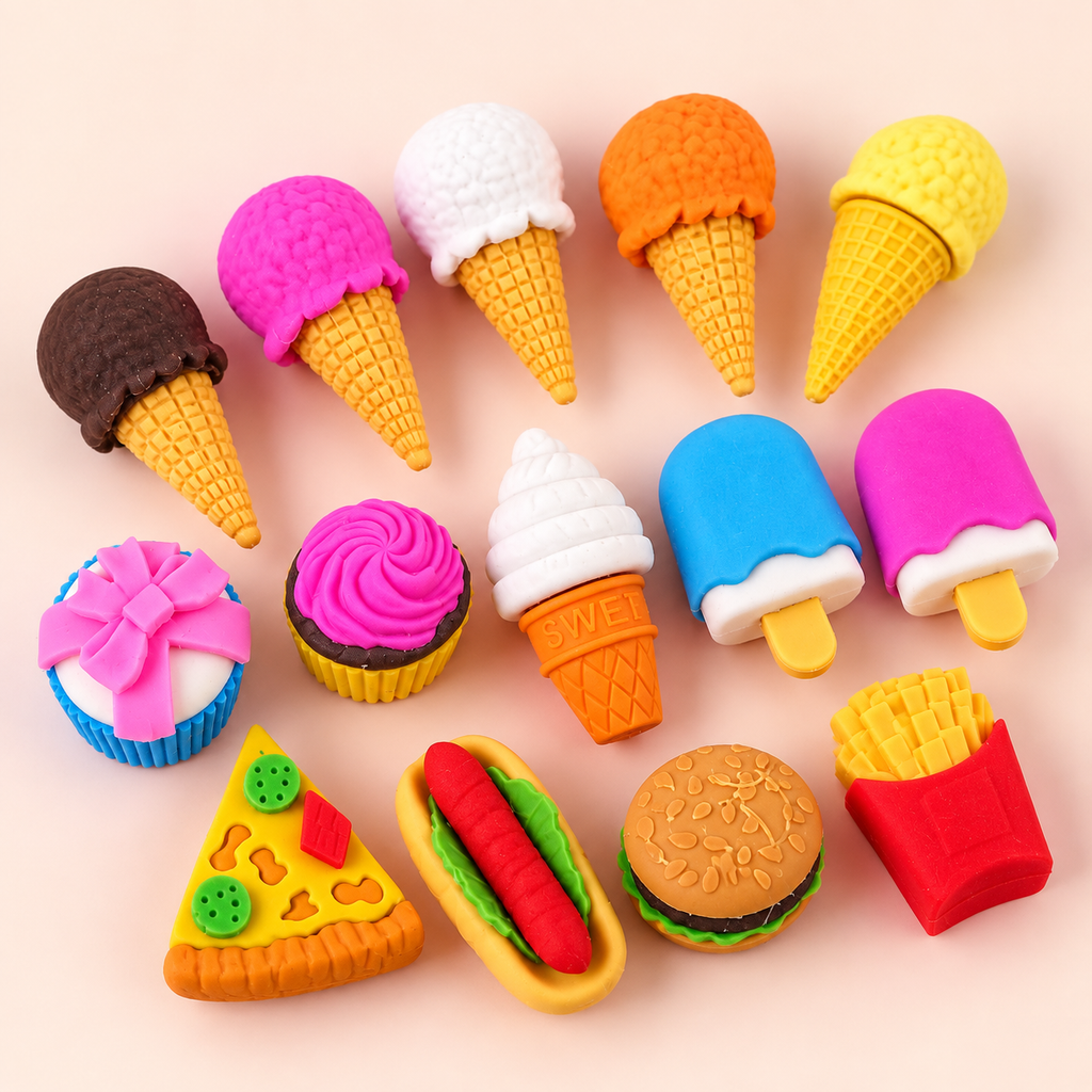 Sweet Treat Erasers 🍭