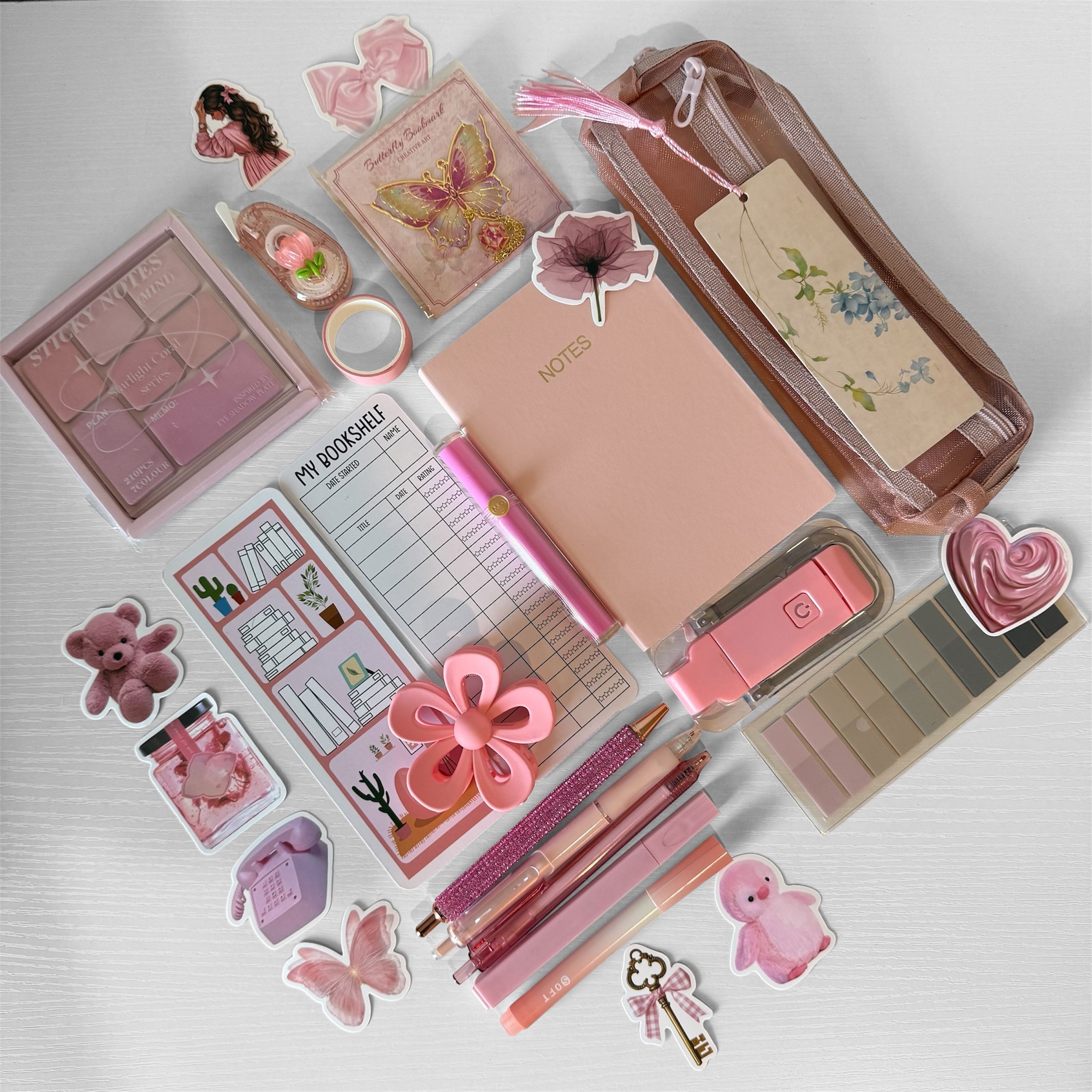 Rose Pink 🩷🎀🌸 Bookish Bundle