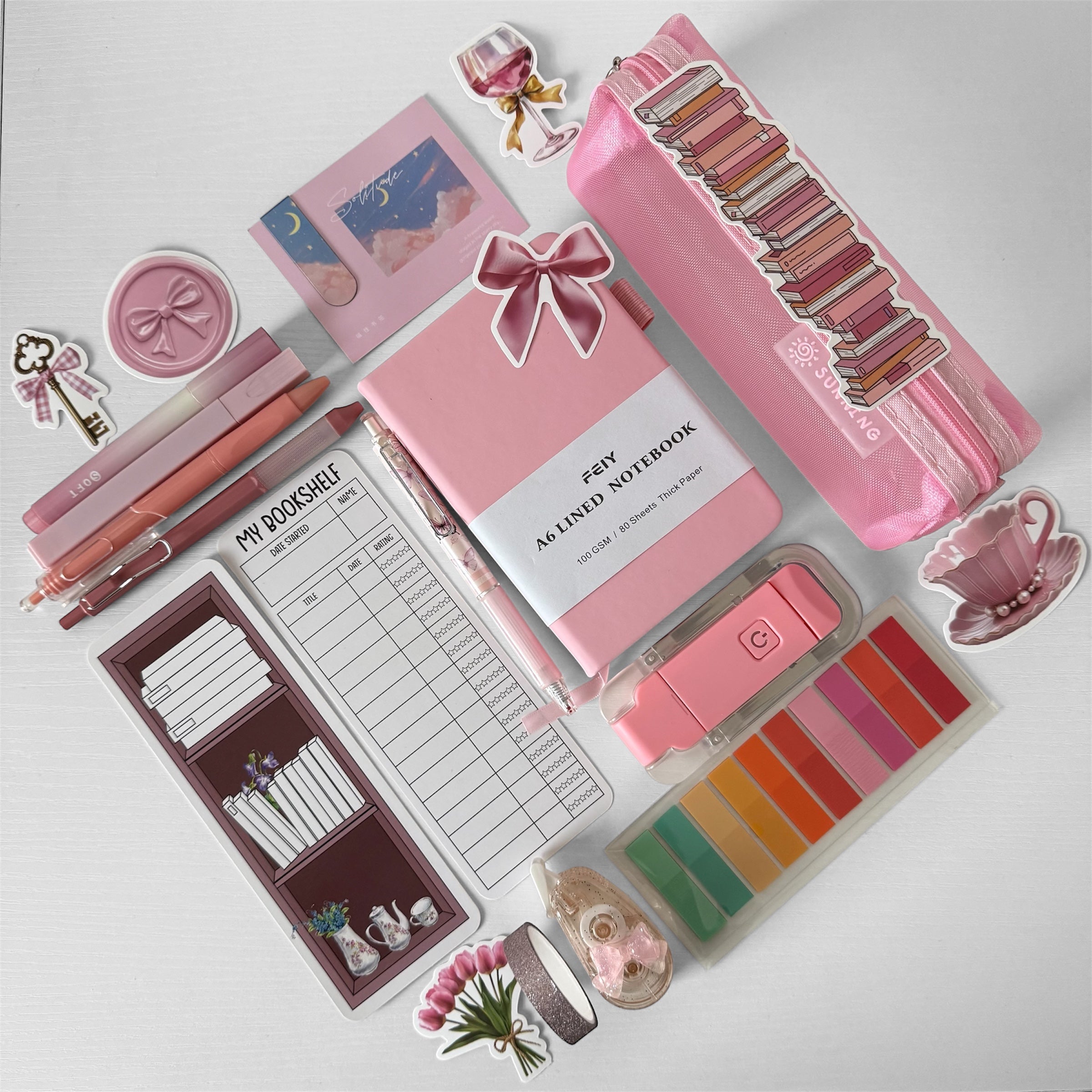 PINK 🩷🦩🌸 Bookish Bundle