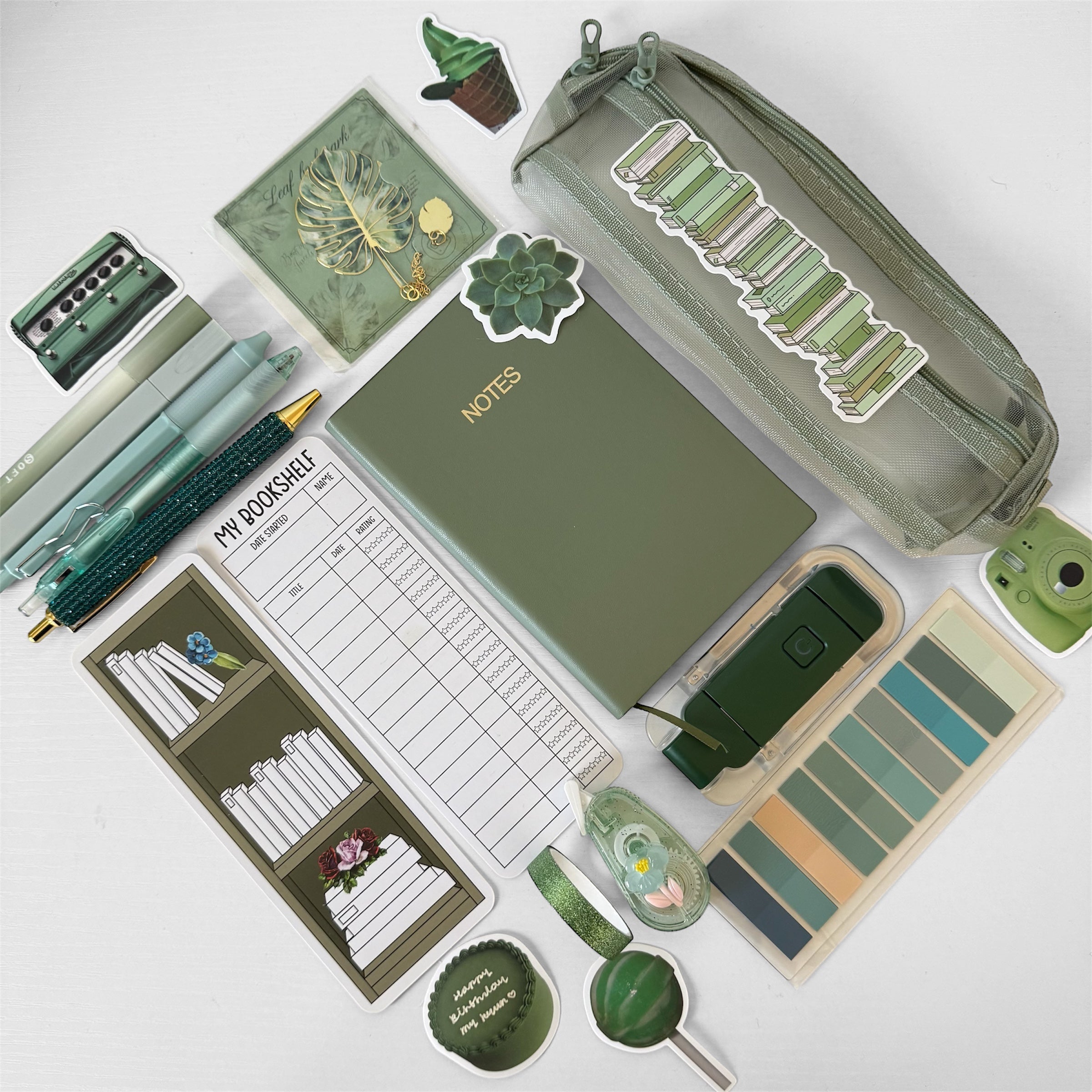 Olive Green 💚🫒📗 Bookish Bundle