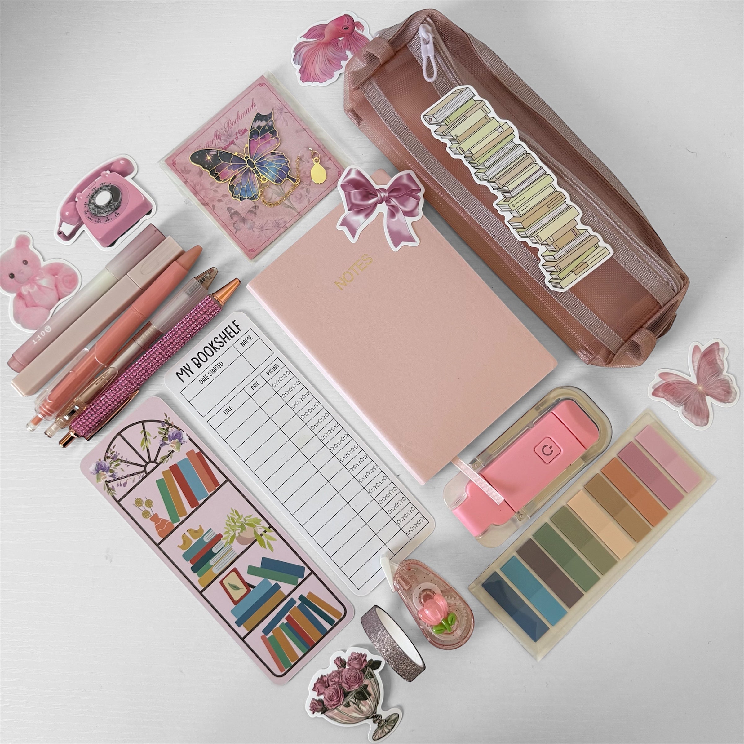 Rose Pink 🩷🎀🌸 Bookish Bundle